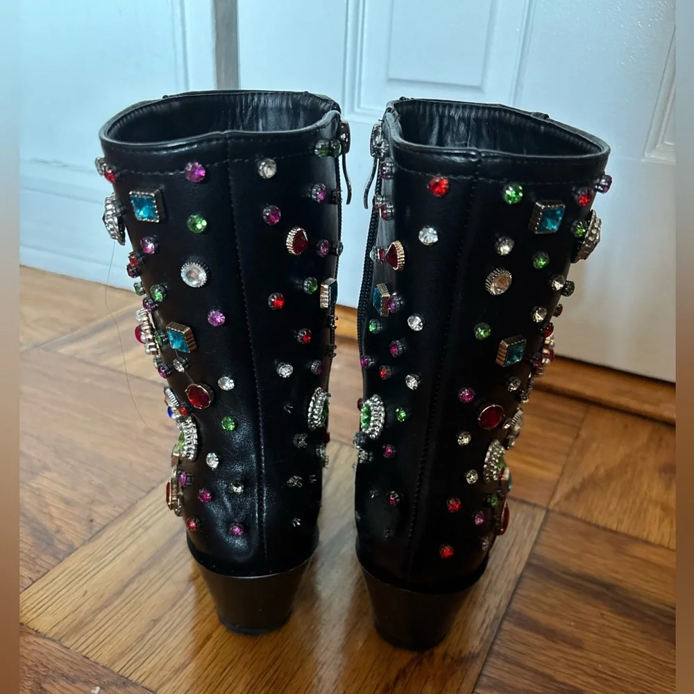 Azalea Wang Studded Boots Size 7 - Picture 6 of 9